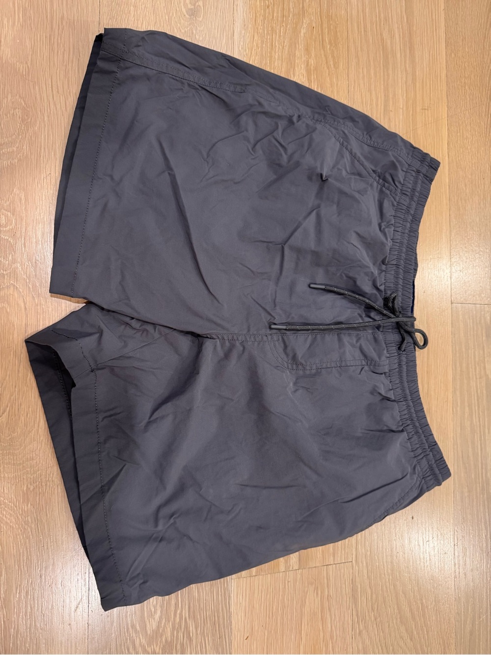 J.Crew Men's Large Grey Drawstring Performance Shorts / Swim Trunks